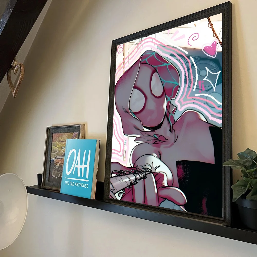 ملصق رائع للفتيات G-Gwen Stacy ملصق فني ذاتي اللصق مقاوم للماء ملصق ورق مقهى وبار ديكور جدران الغرفة