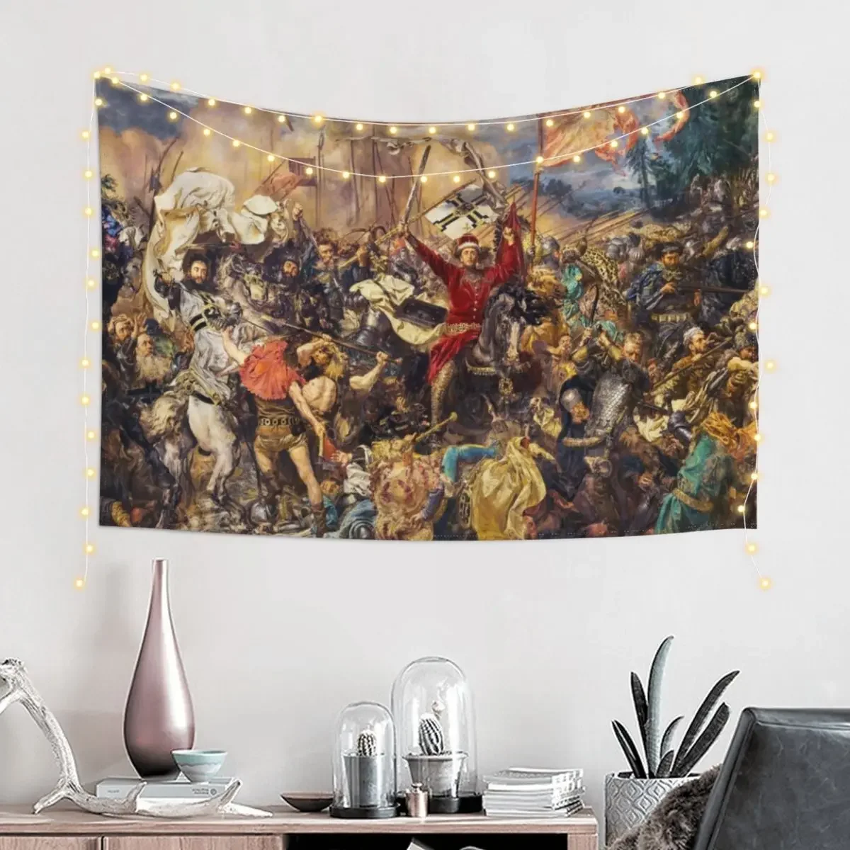 The Battle of Grunwald by Jan Matejko Tapestry Room Decor Aesthetic Bedroom Decor Aesthetic Tapestry