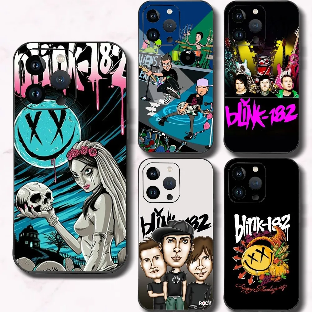 

Blink 182 Rock Band Phone Case For Iphone 15 11 13 14 15 16 Pro Max 7 8 Plus X Xr Xs Max Se2020 12mini Cover Case