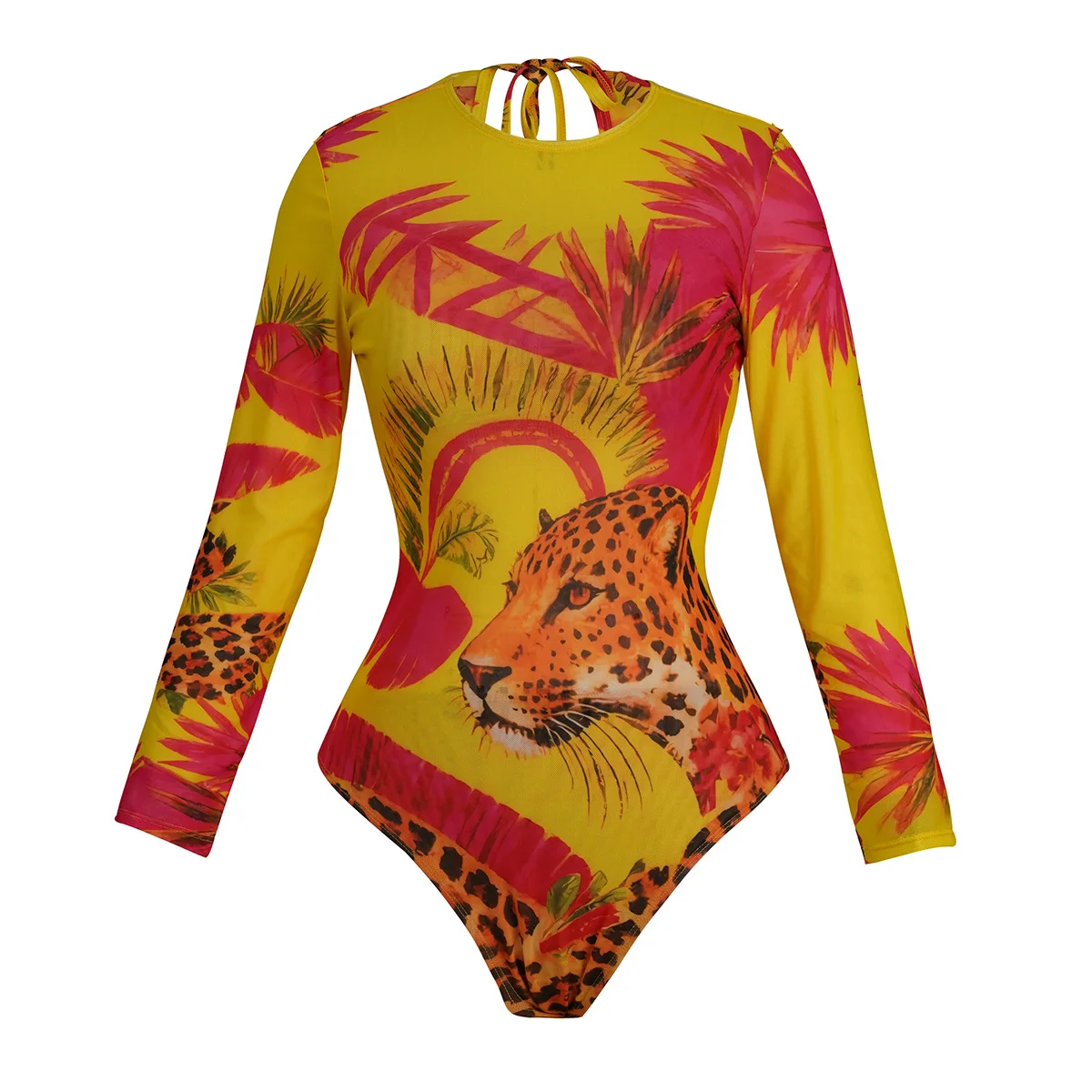 Women Long Sleeve One Piece Swimsuit SPF Sun Protection Long Pants Surfing Swimwear Beach Bathing Suit Купальник