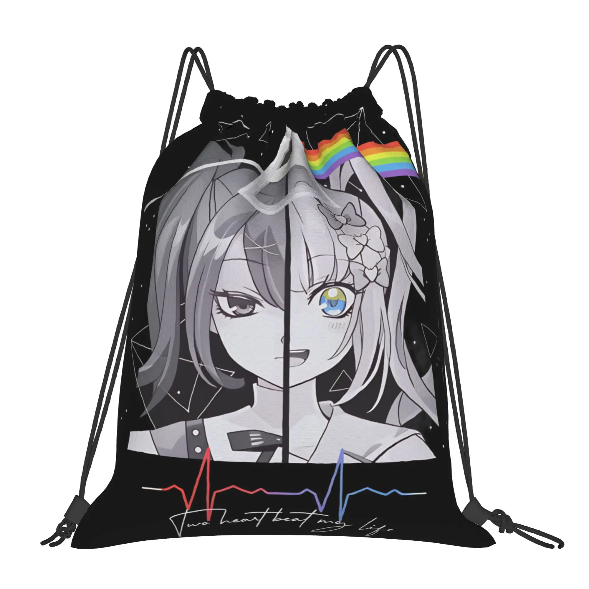 Needy Streamer Overload Drawstring Bag Video Game Retro Portable Sackpack String Bags Students Outdoor Beach Backpack