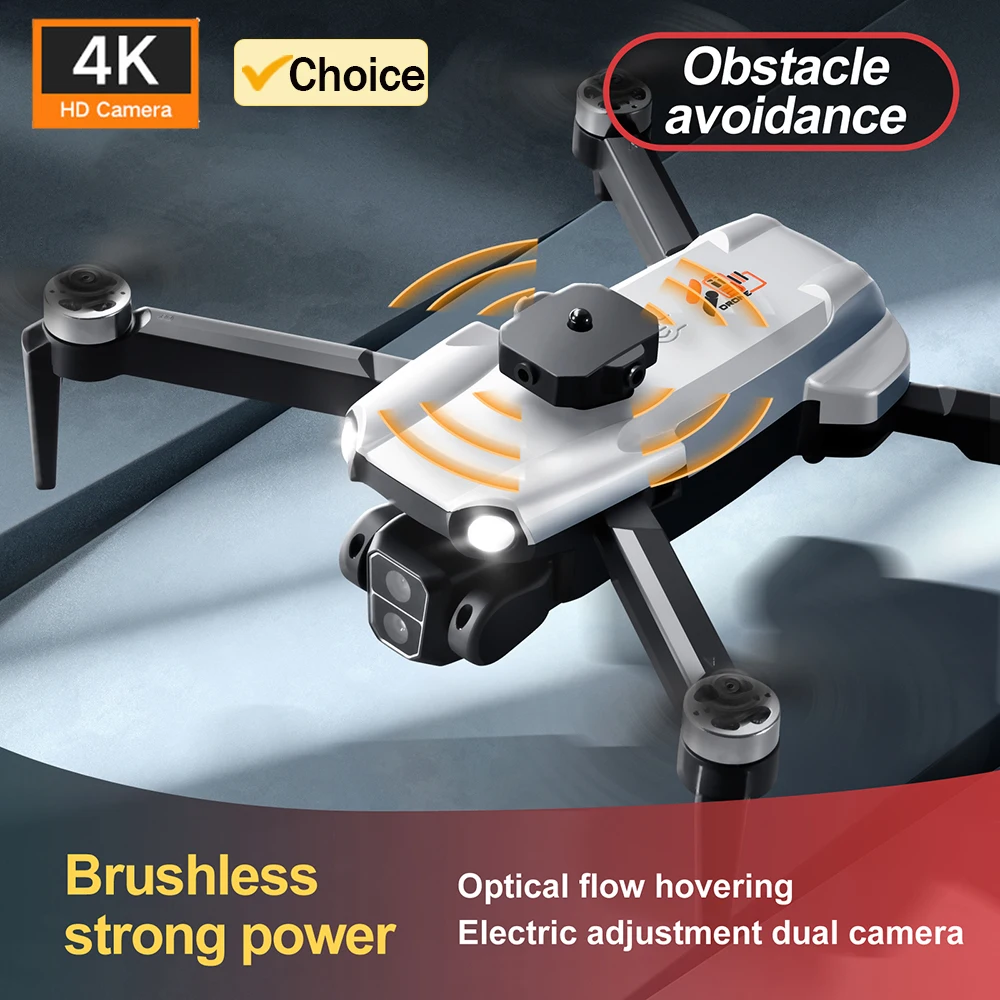 

S119 Drone Brushless 4K Professional HD Dual Camera Wide Angle Light Streaming Aerial Aircraft Obstacle Avoidance Aircraft