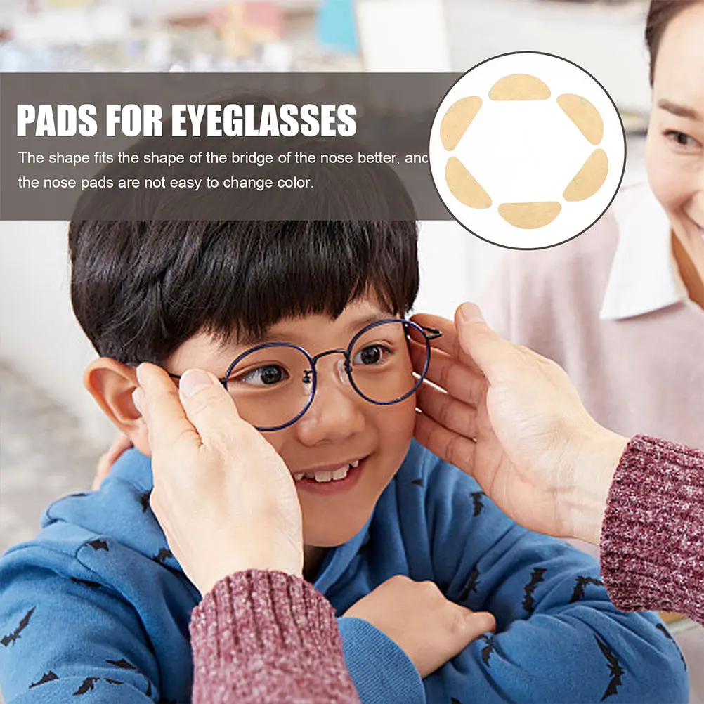 

18Pairs Eyeglass Nose Silicone Pads Lightweight Non-Slip Fit for Plastic Frames Long-Lasting Comfortable Replacement Nose