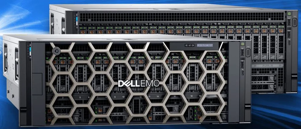 Hot Sale Dell PowerEdge R940 /R940xa server 2 x in Platinum 8280L/RAM 64GB/HDD 1.2TBx2/PERC H730P/2x1100W