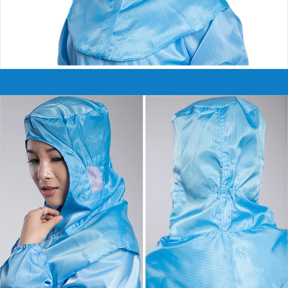 2Pcs Anti-Static Shawl Cap Breathable Ear Mesh Durable Dustproof Working Protective Hat for Electronics Semiconductor Pcb