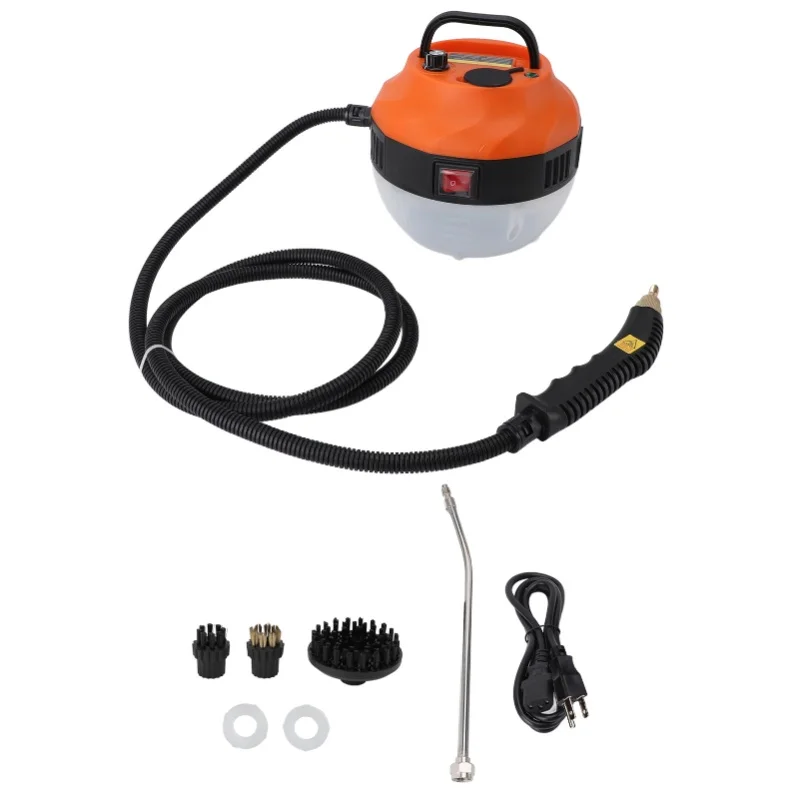 

2500W Steam Cleaner High Temperature High Pressure 6 Speeds Portable Steam Cleaning Machine 3 Brush Heads Kitchen Bathroom