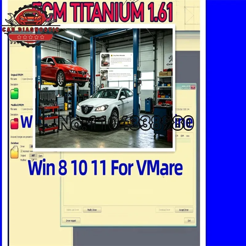 2026 hot sell  Car Tool Software ECM TITANIUM 1.61 with 26000+Driver ECM 18259+Drivers for Ecu Tool Link/CD /USB Windows 7/10