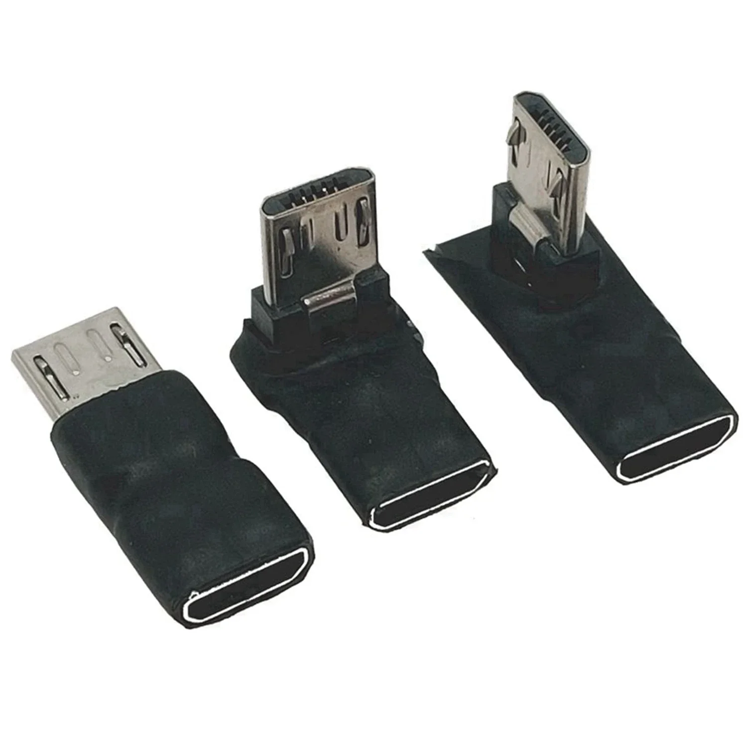 90 stopni USB lewy i prostopadły Micro 5pin żeńska do Micro USB męski Adapter danych do wtyczki Mini USB Micro USB