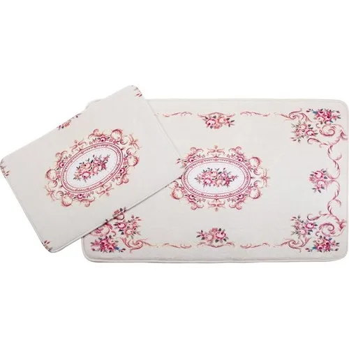 Inco Home Capri Toilet Seat Pad 2'li Lilac Red Motif