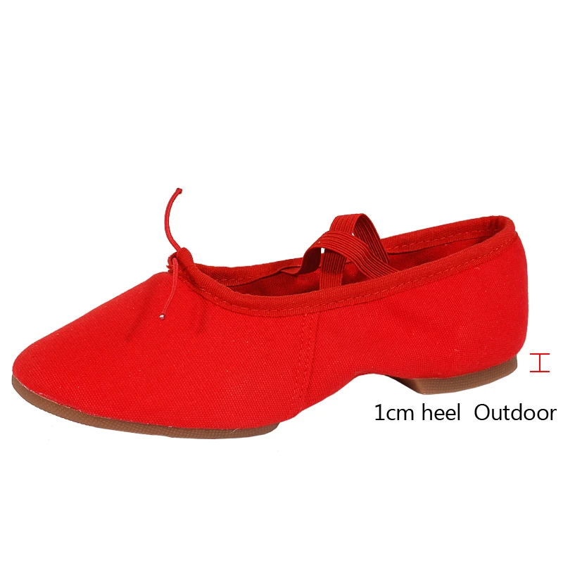 Women Dance Shoes Girls Ladies Practise Teachers Shoes Black Red Soft Bottom Modern Square Dance Sneakers Ladies Outdoor Shoes