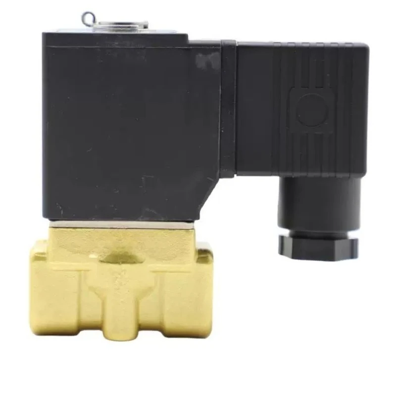 Brass two-position two-way water gas oil solenoid valve