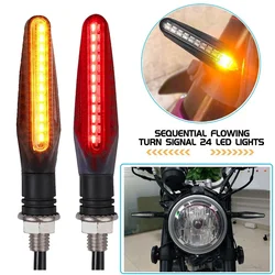 1/2PCS Motorcycle Turn Signal Light E11 Mark Built Relay 335SMD Turn Signals Indicator Flashing Light Blinker Universal M10 Bolt