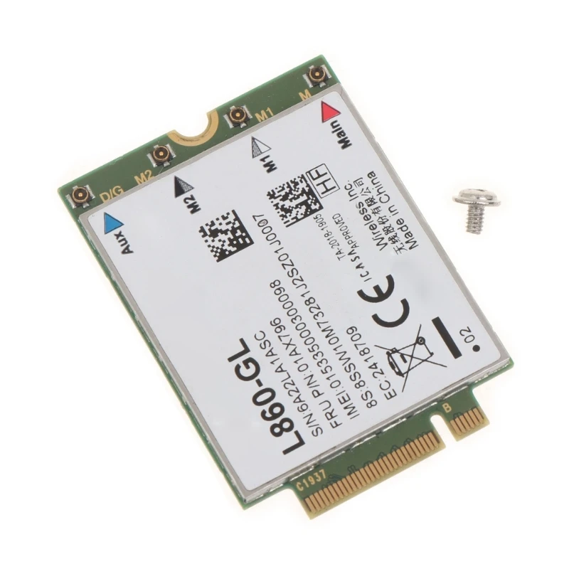 L860-GL Wwan-kaart Fibocom voor 7e 8e Yoga 4e T490 T14 P14s T14s P15s T15g 01AX796 module