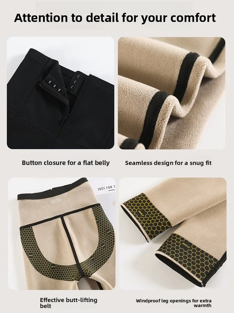 Hoge taille Fce-gevoerde Thiened yogabroek Dames Fitn Arkskin strakke legging Negen stuk enkellange butt-lifting