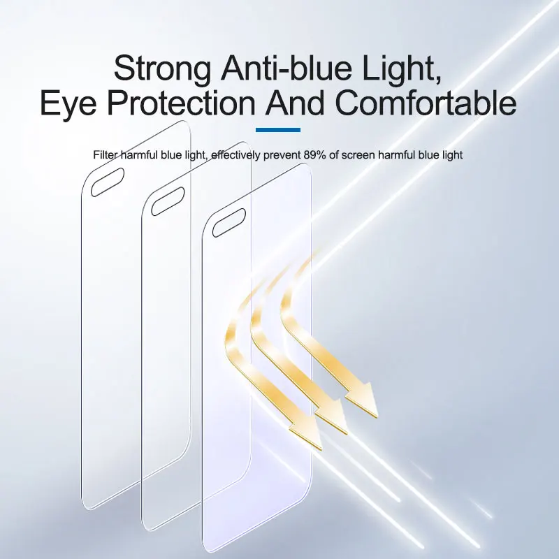 50 Stück neue Original Sunshine SS-075 HD Hydrogelfolie, Auto-Reparatur, mit Schnittcode, SS-075B 075E Anti-Blau-Mattfolie, TPU – Detail 4
