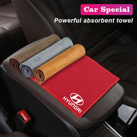 Microfiber Towel Car Cleaning Care Accessories For Hyundai Tucson Elantra I10 I20 I30 Accent GDI Genesis N-LINE IX35 Kona Getz