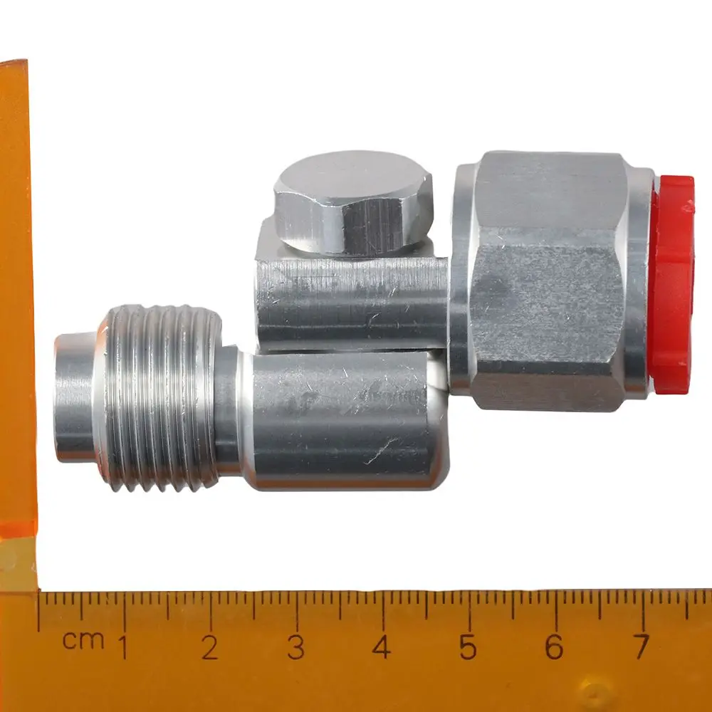 اتجاه الرش الألومنيوم وصلة دوارة الثقيلة قابل للتعديل 7/8 بوصة موضوع مسدس رش الطلاء بدون هواء 235486