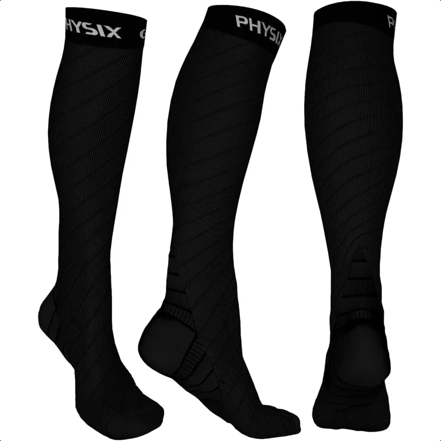 

Фирионные носки Physix Gear 2030 мм рт. ст., для мужчин и женщин, для бега, медсестер, шины для голени, для полетов, путешествий