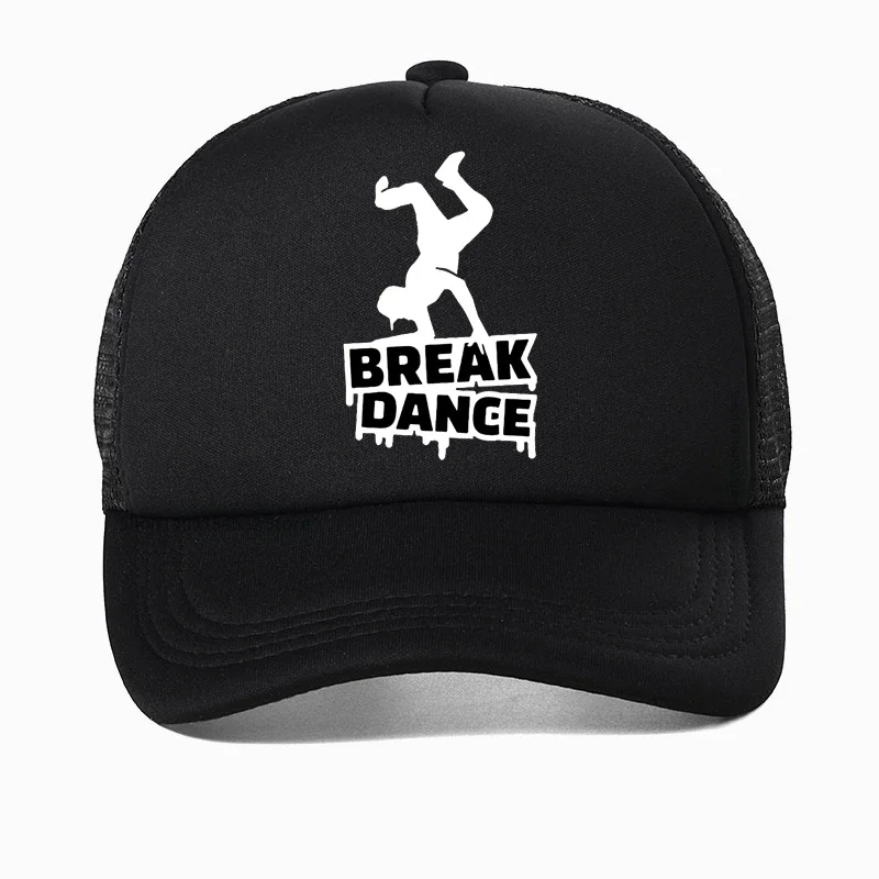 High Quality Men Break Dance Baseball Cap pop Hip Hop men women Breakdancing hat Summer Breathable Mesh Trucker hats