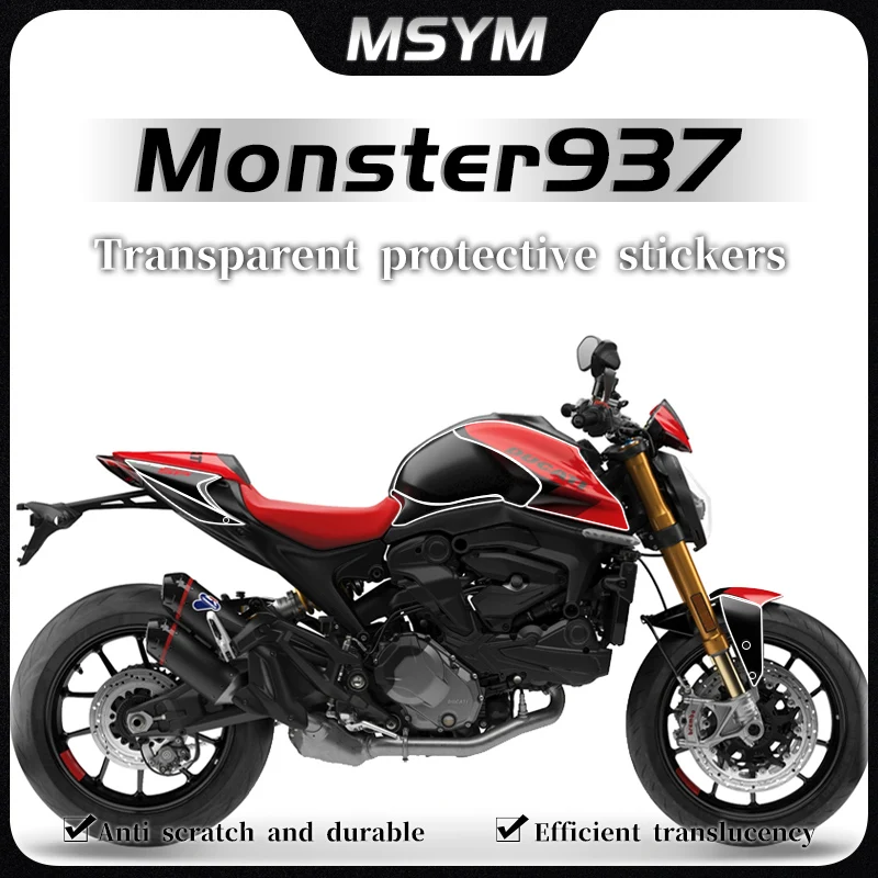 

Motorcycle Invisible car cover film fuel tank film instrument film modification For Ducati Monster 937 monster937 MONSTER 937