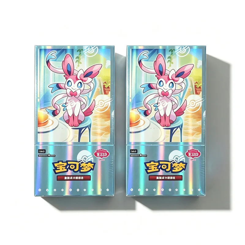 Vereenvoudigde Chinese Pocket Elf TCG Gem Pack Vol.2 Booster Pack Anime Eeveelutions Sylveon SV Zeldzame Holo verzamelkaarten