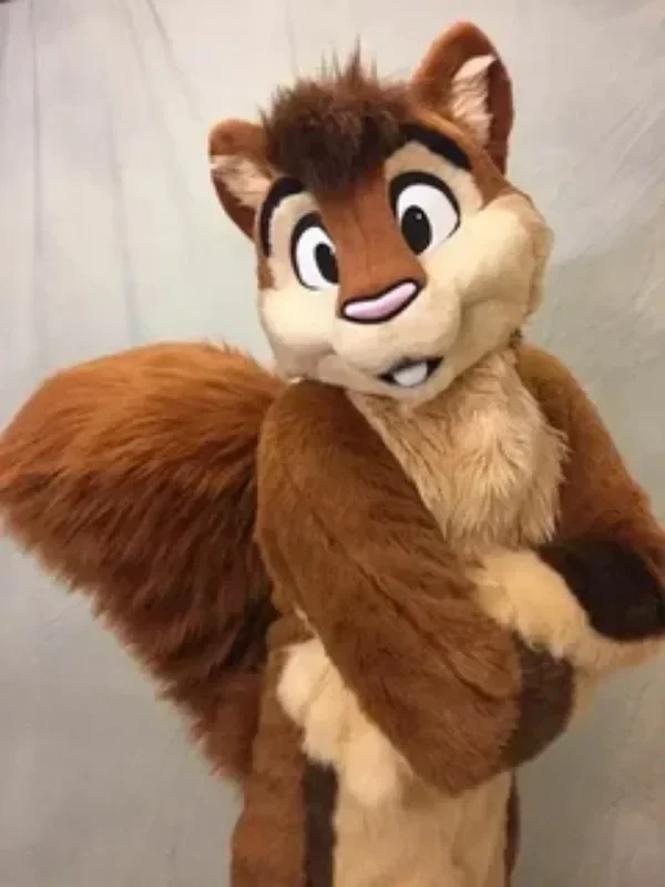 

Christmas Brown Fursuit Plush Husky Dog Mascot Costume Suits Fursuit White Cosplay Party Game Outfits Advertising Christmas H