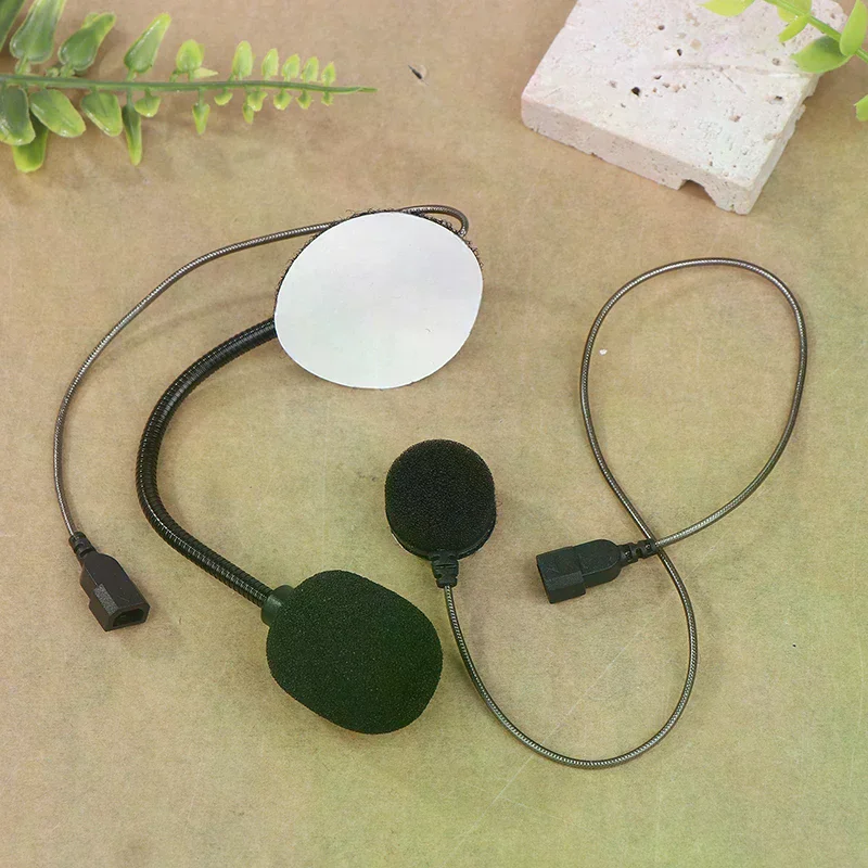 For Cardo Freecom/Spirit Motorcycle Helmet Bluetooth Intercom Soft Wire Microphone Hard Wire Microphone And 3.5mm Speaker