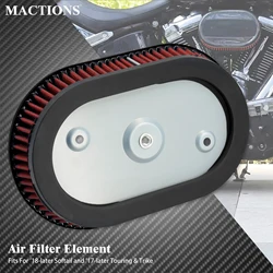 Elemento limpiador de aire de repuesto para filtro interno de motocicleta, para Harley Touring Road Street Glide FLHT Softail Fat Bob FXDF 2018-2024