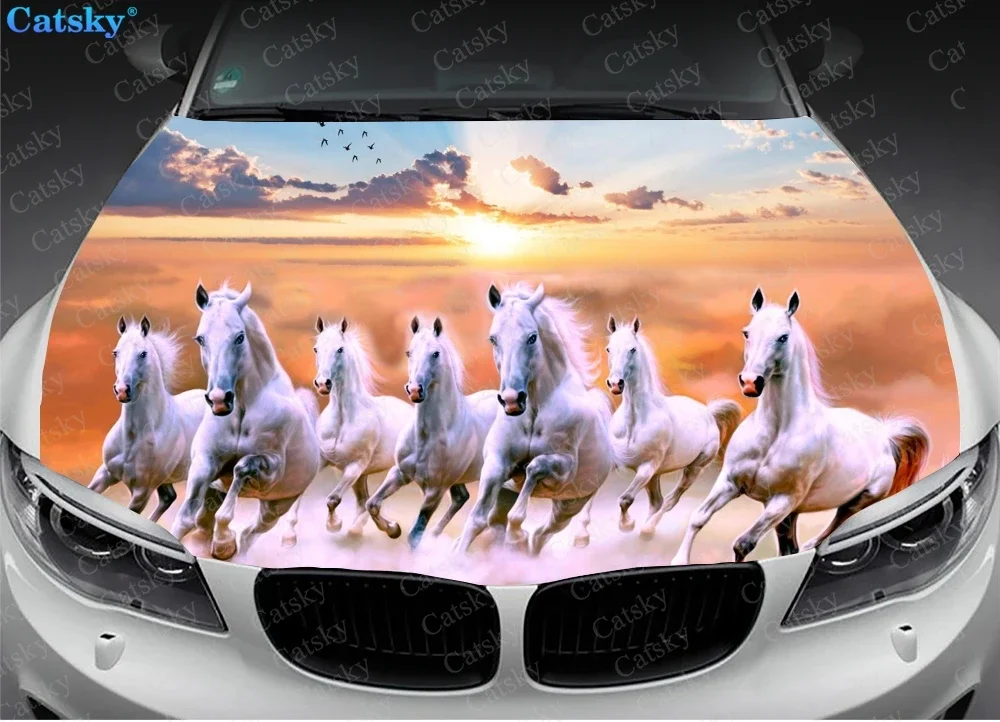 

horse animal Car Sticker Graphic Vinyl Hood Engine Decal Pattern Pack Custom DIY Design Decal Sticker