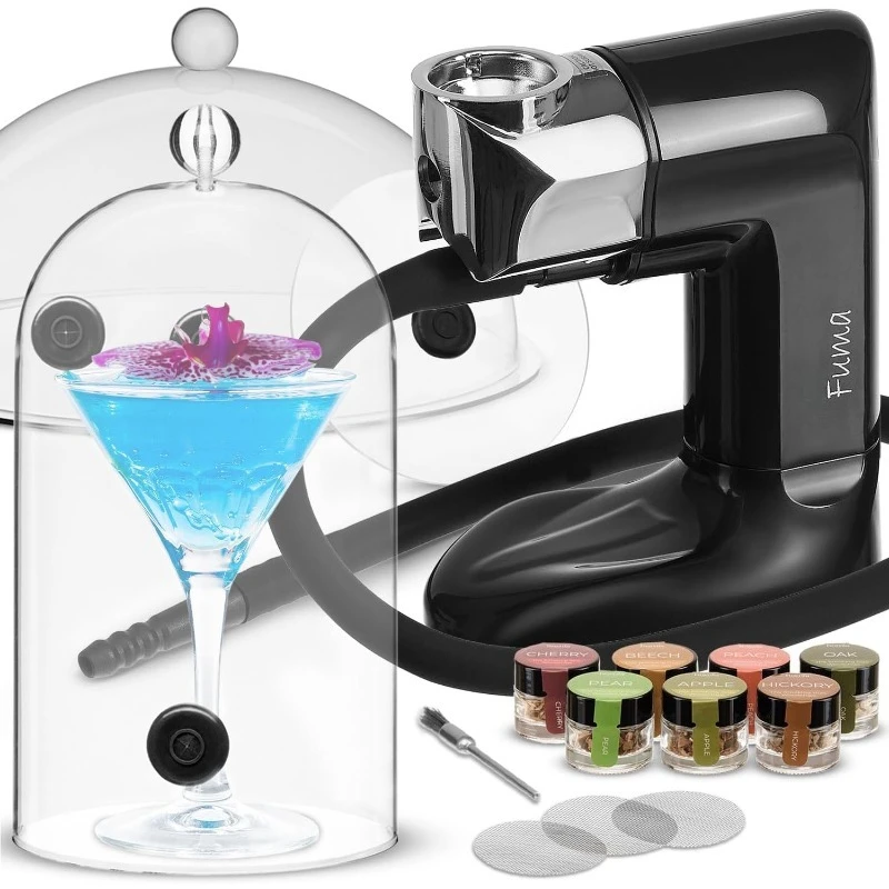 

Cocktail Smoker Kit - Whiskey Smoker Kit - Smoke Infuser - Universal Kit, 14 PCS, Smoker Machine With Accessories And Wood Chips