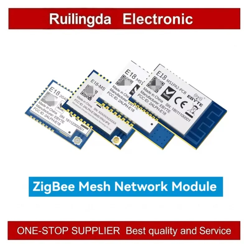 EBYTE E18-MS1-IPX E18-MS1-PCB E18-2G4Z27SI  ZigBee Mesh Network Wireless Module CC2530 with Built-in PA LNA 2.4GHz Test Board