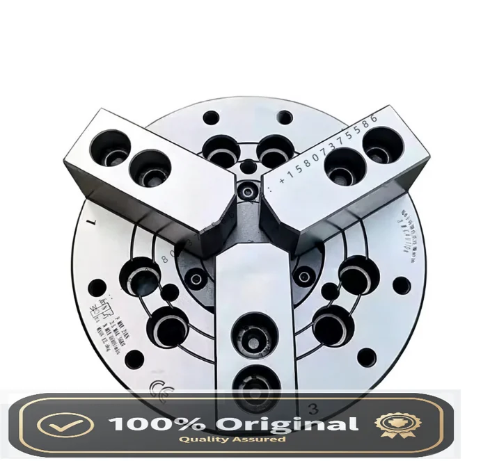 Hollow Solid CNC Three-Jaw Hydraulic Chuck Set 5-18 Inch Full Modification Kit for Precision Clamping