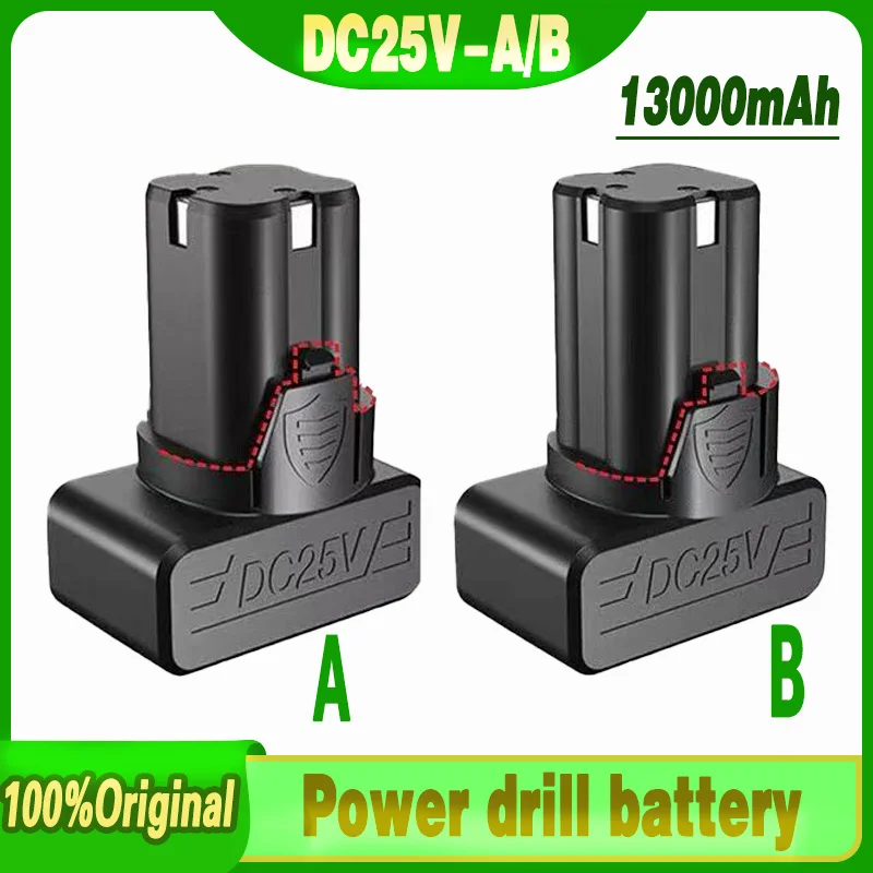 

100%New 25V Electric Screwdriver battery Cordless Drill Electric Drill Battery Cordless Screw driver wrench power tool Battery