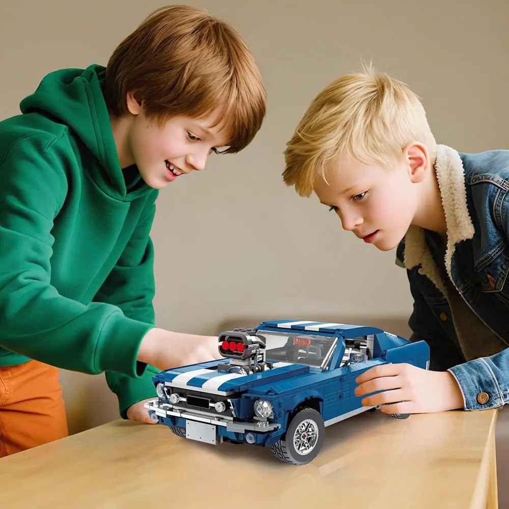 Kit de construção de carro RC escala 1:10 para adolescentes e adultos, 1680 peças, compatível com LEGO, adequado para maiores de 14 anos