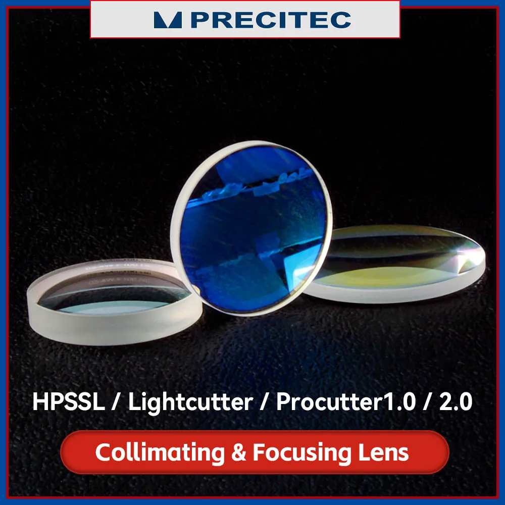 Precitec Laser-Fokussierlinse D30 D37 F100 F200 F300 Laser-Kollimationslinse aus Verbund- und Asphärischem Glas für Procutter – Detail 1