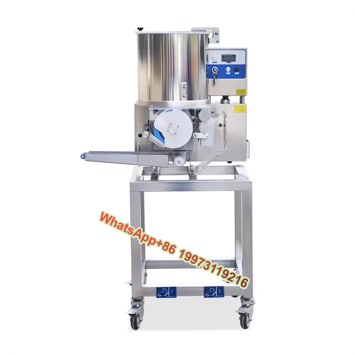 Máquina para hacer hamburguesas, pollo, calabaza, pastel, producto de carne especializado, máquina comercial automática para hacer hamburguesas de carne de acero inoxidable