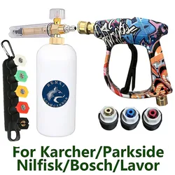 Car Washer Water Gun Cleaning for KARCHER Foam Generator Snow Foam Lance 1/4