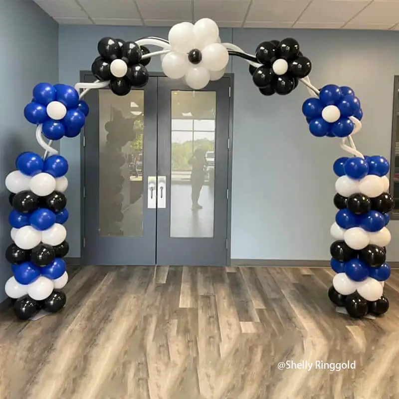 32mm Diameter Aluminum Alloy Tube Arch Balloon Flower Stand for Wedding Birthday Baby Shower