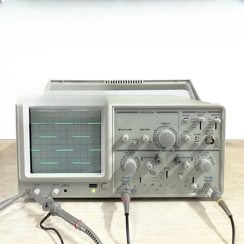 MOS-650CH analog oscilloscope dual channel dual tracer oscilloscope bandwidth 50