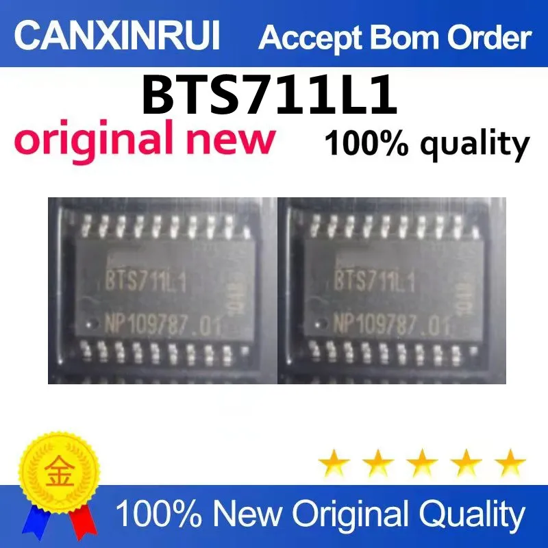 (5-100piezas)BTS711L1 Automotive Air Conditioning Control Panel Electromagnetic Valve Drive Chip IC New in Stock Sale
