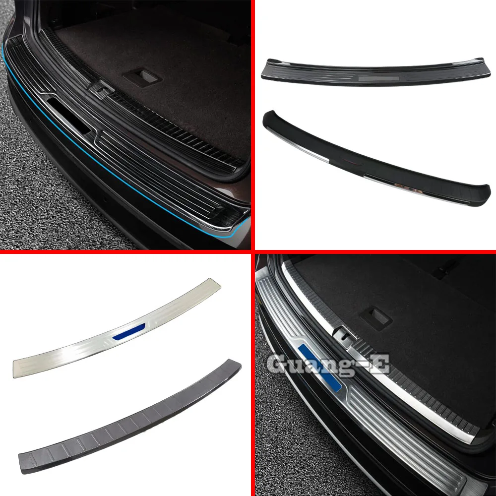 

Car Trunk Back Pedal Door Scuff Plate Frame Outside Threshold For VW Volkswagen Teramont Atlas 2017 2018 2019 2020 2021 2022