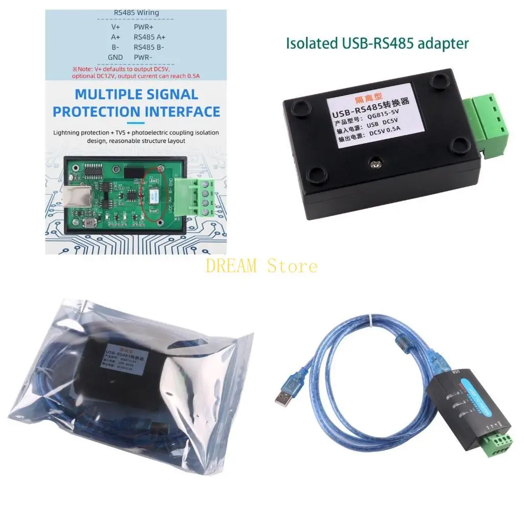 

Преобразователи USB в RS485 для передачи данных Изолированные адаптеры данных Преобразователи кабеля лучшая распродажа