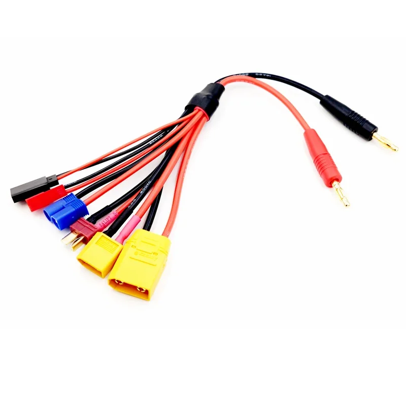 4mm Banana Connector to XT60/ XT90/ JST/T plug/ Futaba/ EC3 conenctos