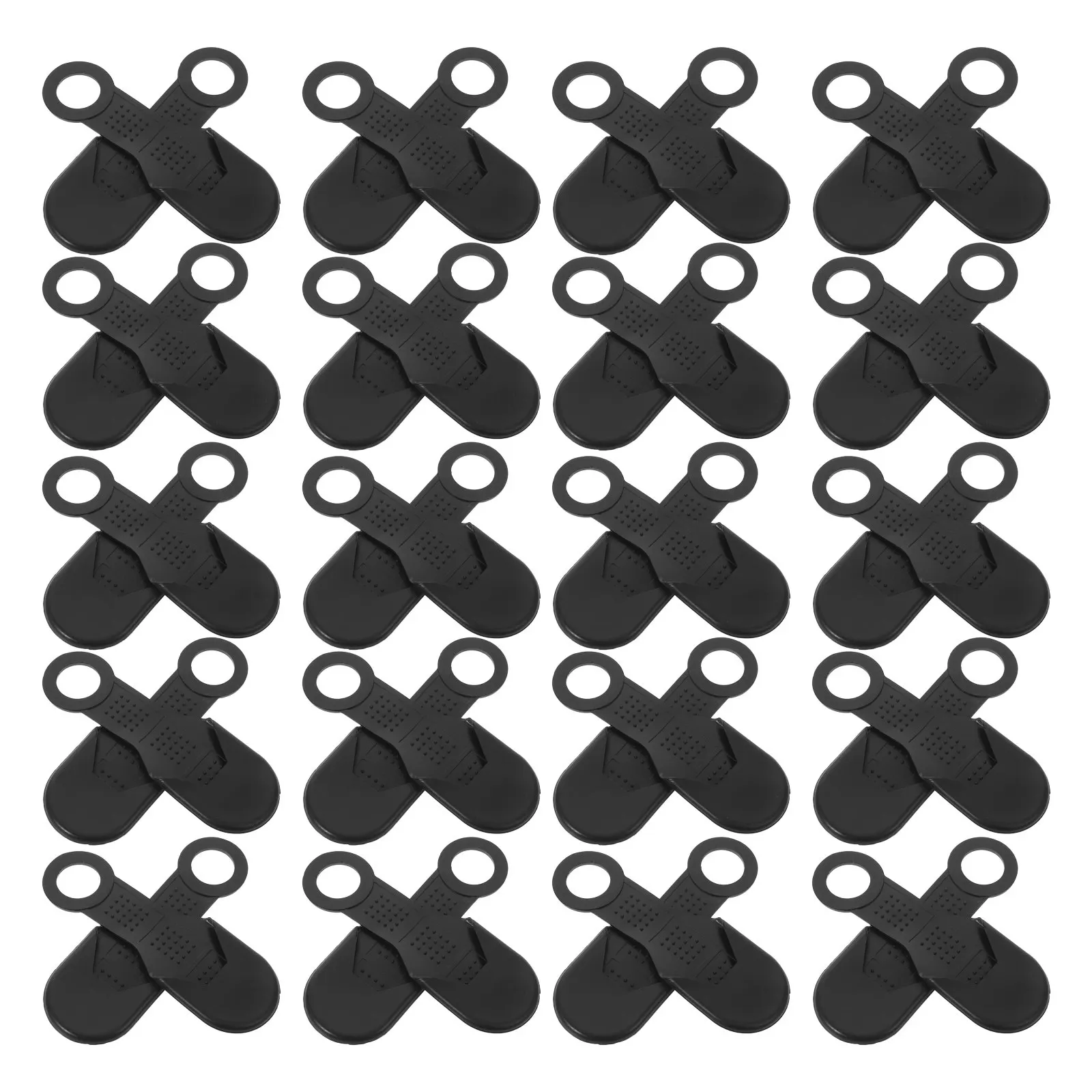 100Pcs Black Non-Slip Silicone Hanger Strips Elastic Rack Covers Non-Slip Accessories for Wood Plastic Metal Clothes Organizers