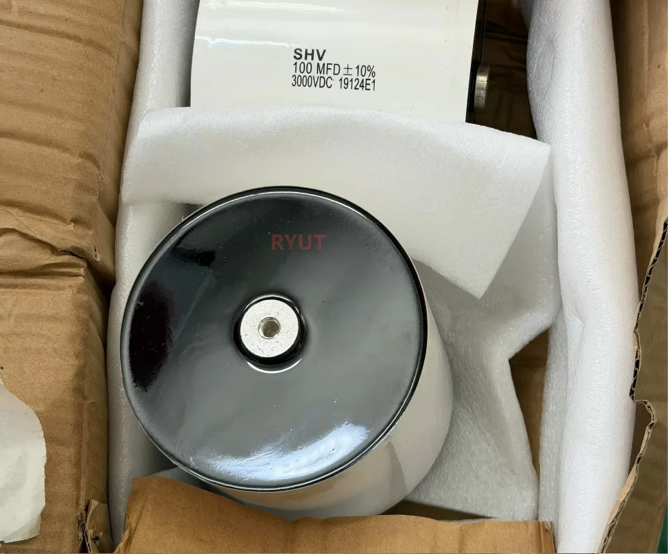 1PCS/LOT SHV 100mfd 3000v 10% 100uf 100mfd 3KV High-end absorption high-voltage large-capacity film capacitor. Volume: 107*111mm