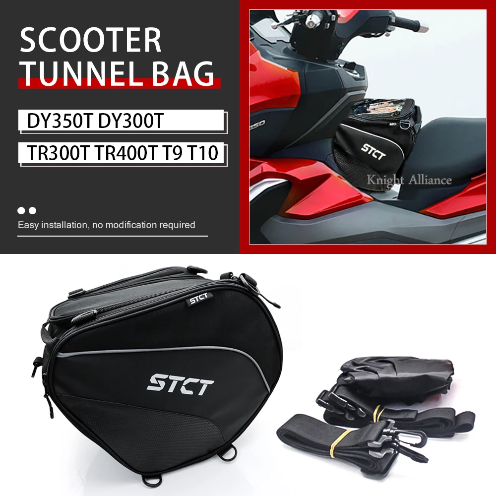 

For DAYANG DY350T DY300T ZONTES 310M Chinf318 TR300T TR400T T9 T10 Scooter Tunnel Bag Waterproof Fuel Tank Bag Gas Tank Bags