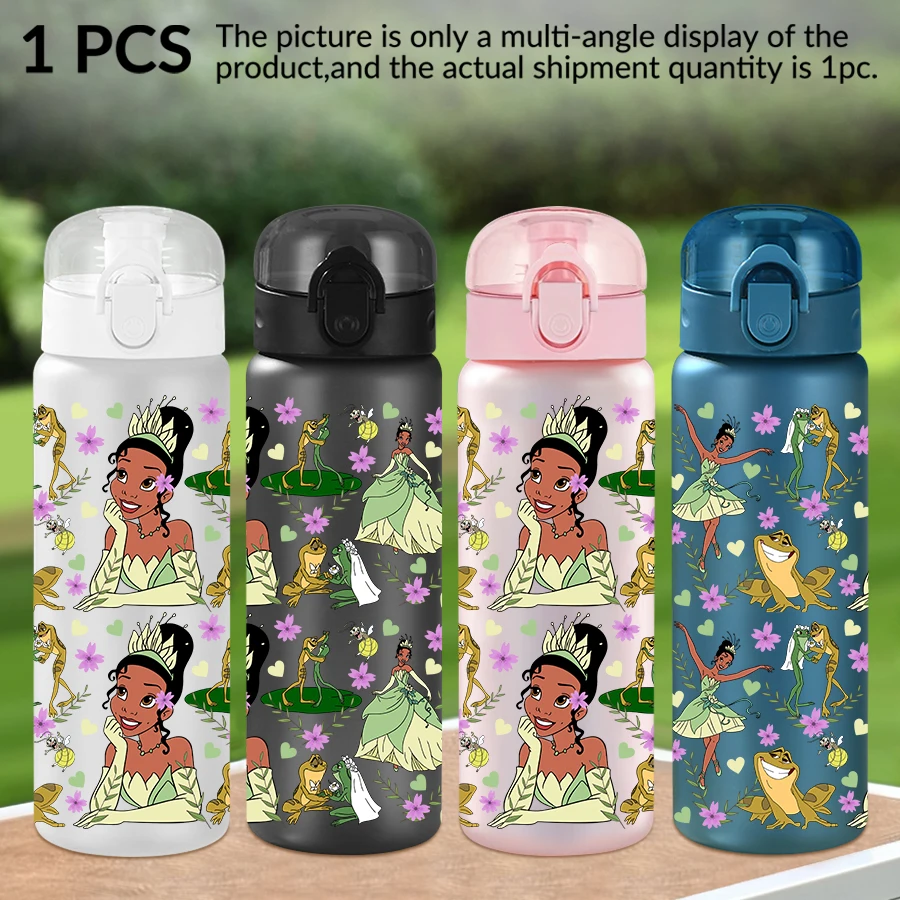 

1Pc Disney Princess Frog Pattern 26oz Plastic Water Bottle Outdoor Sports Water Cup Birthday/Homecoming Gift