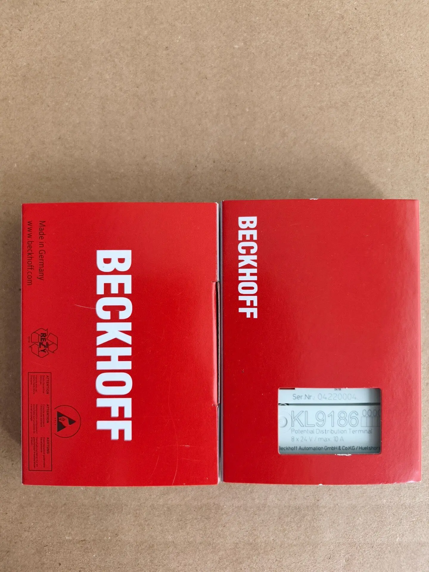 BECKHOFF KL9186 German original power distribution module
