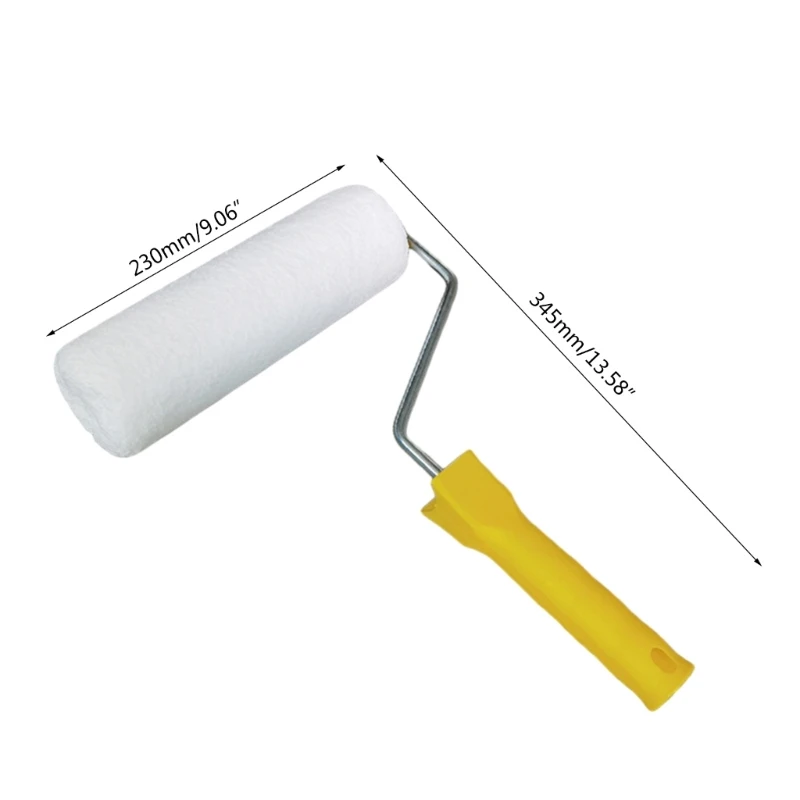 Kuas Rol Dinding Profesional Kuas Rol Dinding Tahan Lama & Fleksibel Kuas Rol Ekonomis untuk Cakupan Halus