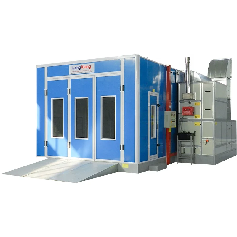 Competitive Price Durable  LED Lighting Car Spray Booth Electric Heating Automotive Painting Shandong Longxiang LX-D5